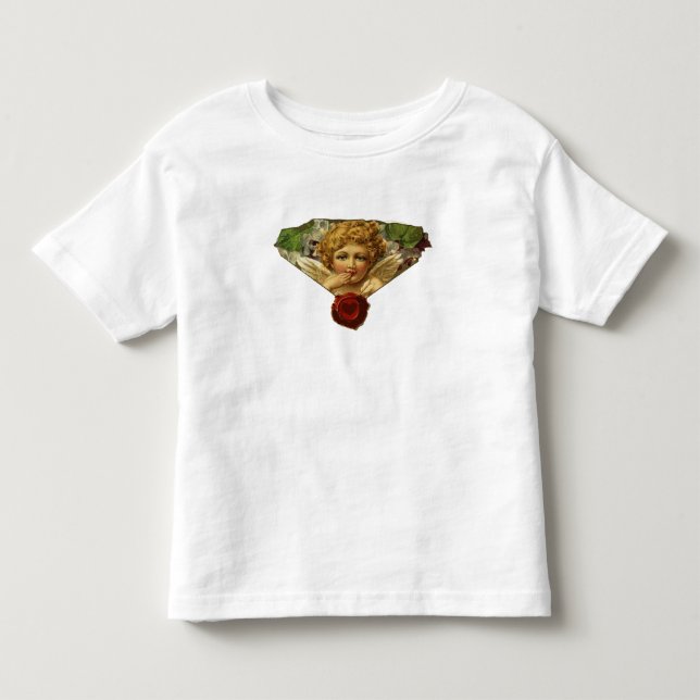 CAMISETA INFANTIL ANJO CORAÇÃO SELO (Frente)