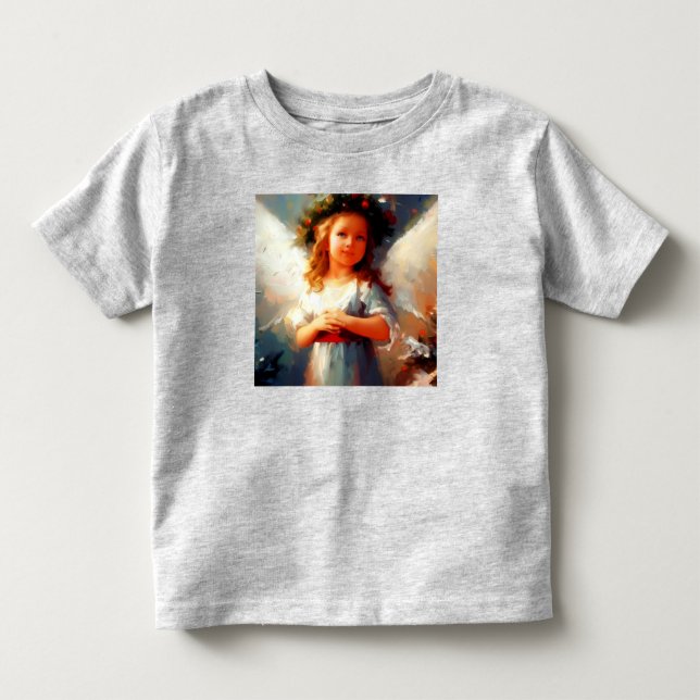Camiseta Infantil Anjo de Natal 1 (Frente)