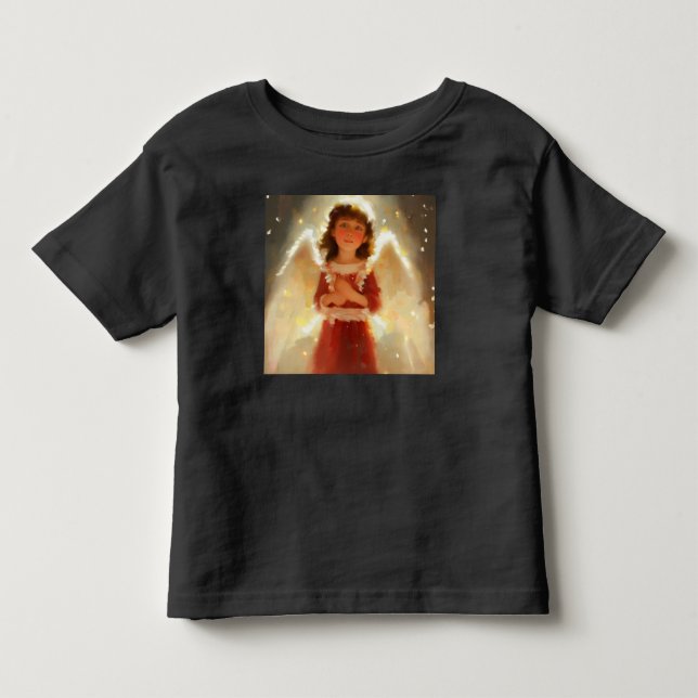 Camiseta Infantil Anjo de Natal 4 (Frente)
