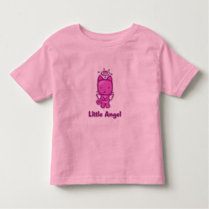 Camiseta Infantil "Anjo Pequeno" Toddler Ringer