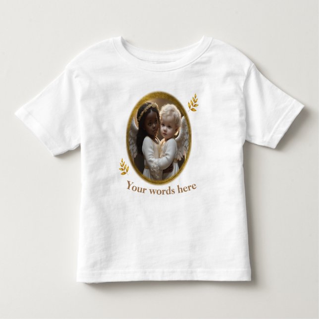 Camiseta Infantil Anjos de Bebê (Frente)