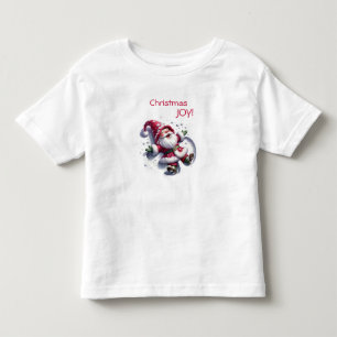 Camiseta Infantil Anjos de Neve do Papai Noel Gnome - Alegria de Nat