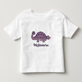 Camiseta Infantil Ankylosaurus dos desenhos animados