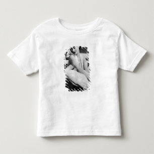Camiseta Infantil Anna Pavlova com o seu balde de estimação Jack, c.