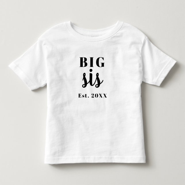 Camiseta Infantil Ano da Mana Mais Velha (Frente)