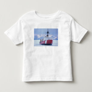 Camiseta Infantil Antártida, Ilha de Ross, Estação McMurdo, USCG