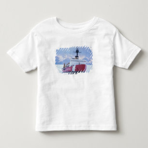 Camiseta Infantil Antártida, Ilha de Ross, Estação McMurdo, USCG