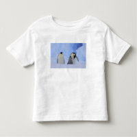 Antártida. Pinguins-imperadores e filhote