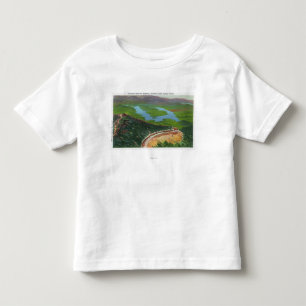 Camiseta Infantil Antena de Hwy memorável, castelo, casa da cimeira