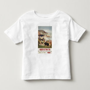 Camiseta Infantil Antena do poster britânico das estradas de ferro