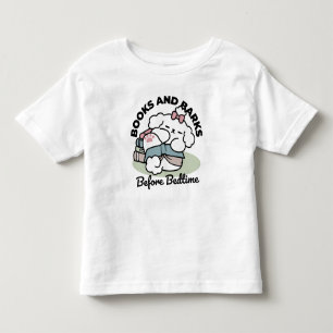 Camiseta Infantil Antes da hora de dormir com o meu pai - livro e cã