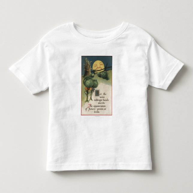 Camiseta Infantil Anthropomorphism do Dia das Bruxas GreetingCabbage (Frente)