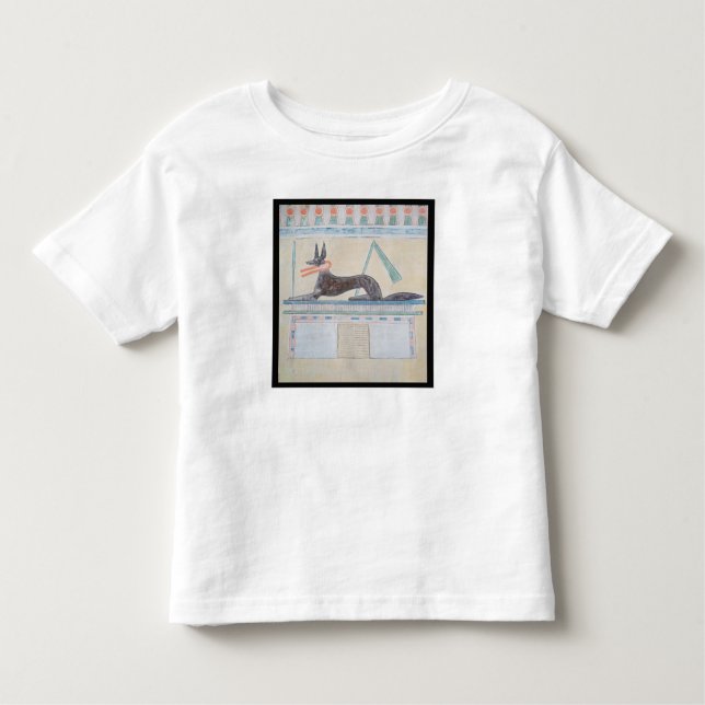 Camiseta Infantil Anubis, deus egípcio do morto (Frente)