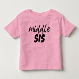 Camiseta Infantil Anúncio da irmã do SIS MIDDLE, presente irmão