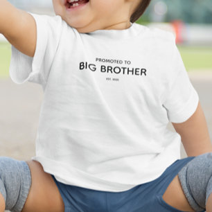 Camiseta Infantil Anúncio de Gravidez do Irmão Mais Velho