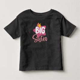 Camiseta Infantil Anúncio de Promoção de Irmã Mais Velha
