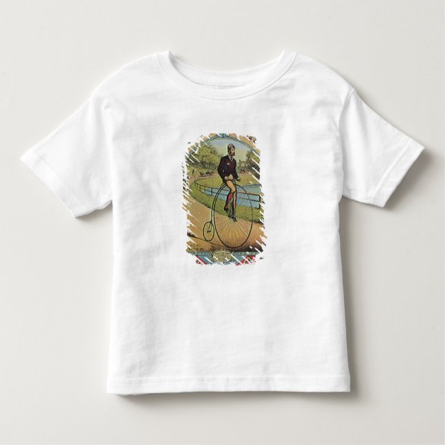 Camiseta Infantil Anúncio para a bicicleta de Colômbia (Frente)