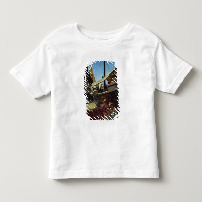Camiseta Infantil Anzio, o porto (Frente)