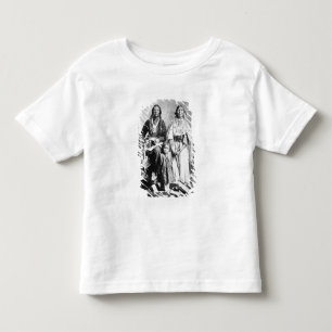 Camiseta Infantil Apache Antonio principal Maria com sua família,
