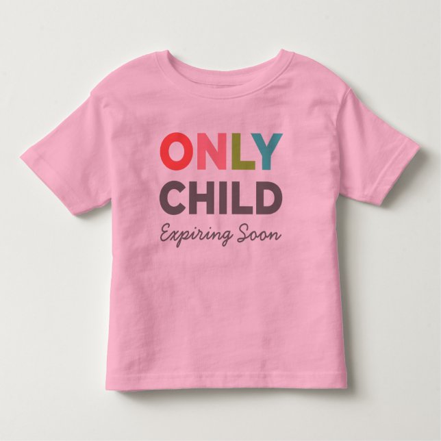 Camiseta Infantil APENAS CRIANÇAS A Expirar Em Breve (Frente)