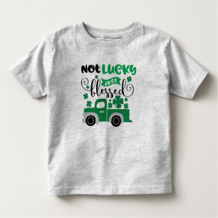 Camiseta Infantil Apenas Dia de São Patrício abençoado nao