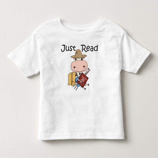 Camiseta Infantil Apenas lido (Frente)