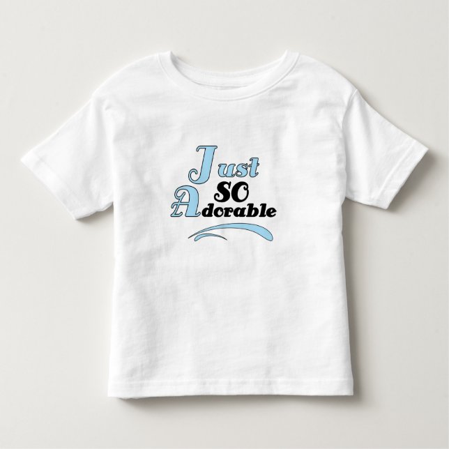 Camiseta Infantil Apenas tão adorável (Frente)