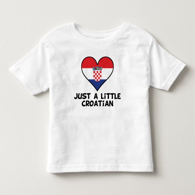 Camiseta Infantil Apenas um croata pequeno (Frente)