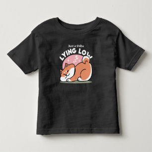 Camiseta Infantil Apenas um Shiba Mente Baixo: Design de Shiba Inu C
