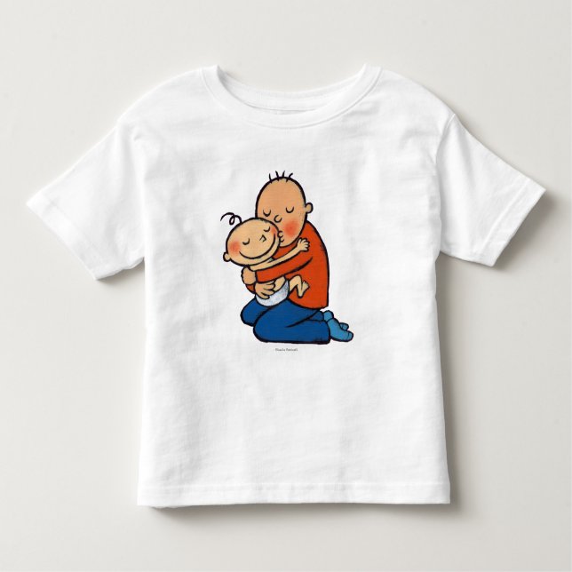 Camiseta Infantil Aperto do pai e do bebê (Frente)