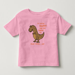 Camiseta Infantil Aplauso II de T-Rex