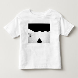 Camiseta Infantil Apollo 17 panorama montado 2