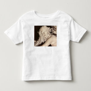 Camiseta Infantil Apollo e Daphne, detalhe da cabeça de Daphne