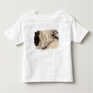 Camiseta Infantil Apollo e Daphne, detalhe da cabeça de Daphne