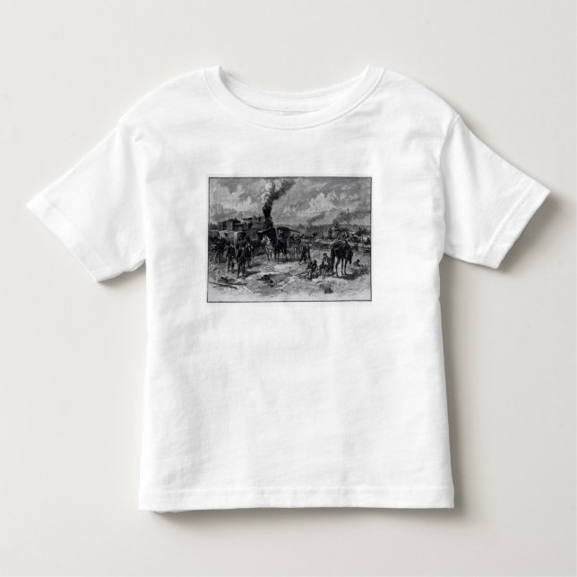 Camiseta Infantil Após a batalha de sete pinhos (Frente)