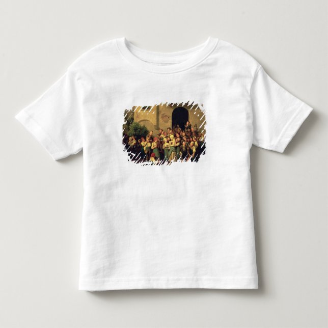 Camiseta Infantil Após a escola, 1844 (Frente)