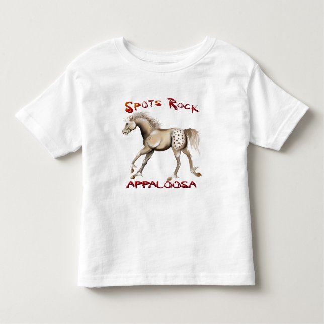 Camiseta Infantil Appaloosa 2 da rocha dos *Spots (Frente)
