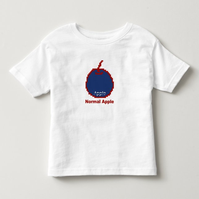Camiseta Infantil Apple digital (Frente)