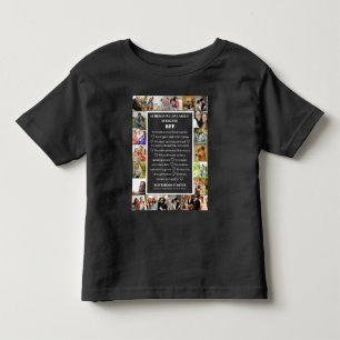 Camiseta Infantil Apreciação da Amizade   Colagem de Fotos BFF 22