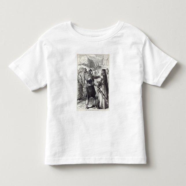 Camiseta Infantil Apreensão do duque de Gloucester (Frente)