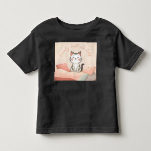 Camiseta Infantil Apresentado mas disposto a discutir gatos - Ca Eng