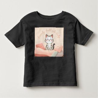 Camiseta Infantil Apresentado mas disposto a discutir gatos - Ca Eng