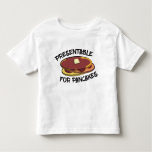 Camiseta Infantil Apresentável para Pancakes Toddler T-Shirt