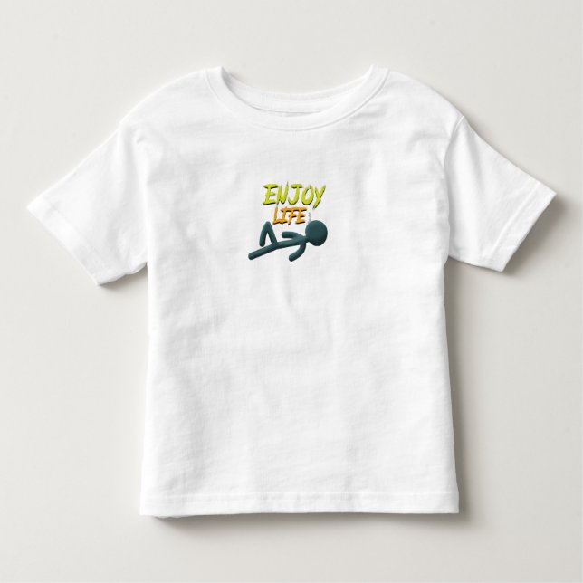 Camiseta Infantil Aproveite a vida (Frente)