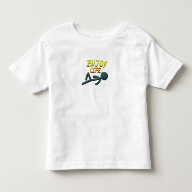 Camiseta Infantil Aproveite a vida (Frente)