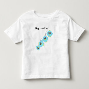 Camiseta Infantil Aqua Baby Bird Big Brother