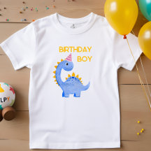 Aquarela dino Birthday Boy