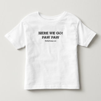 Camiseta Infantil Aqui nós vamos t-shirt da criança