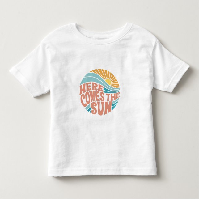 Camiseta Infantil Aqui vem o sol (Frente)