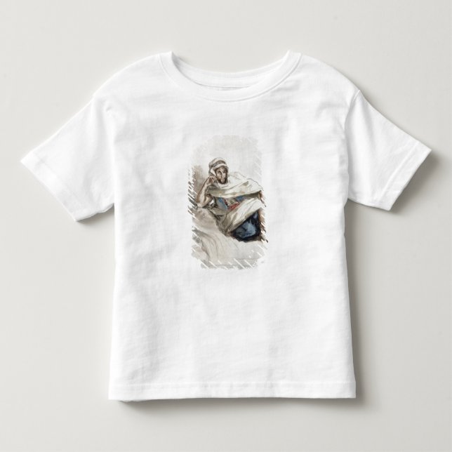 Camiseta Infantil Árabe assentado (Frente)